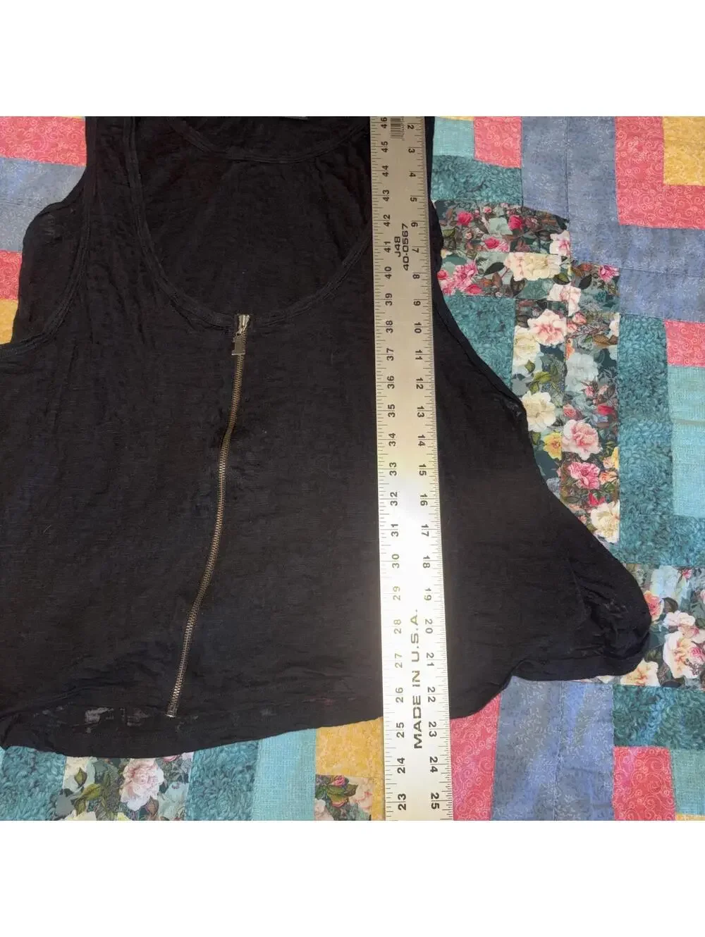Harley-Davidson Womans 1W Double Layer Built in Tank Top Long Sleeve Zip Front - Picture 7 of 8